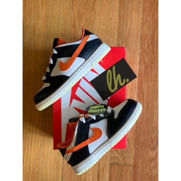 Size 10c Nike Dunk Low  PRM "Halloween" DM0717-100 - Picture 5 of 7